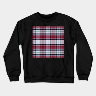 Scottish tartan black, red and green Crewneck Sweatshirt